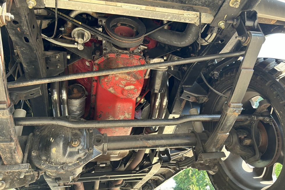 1972 International Scout II undercarriage