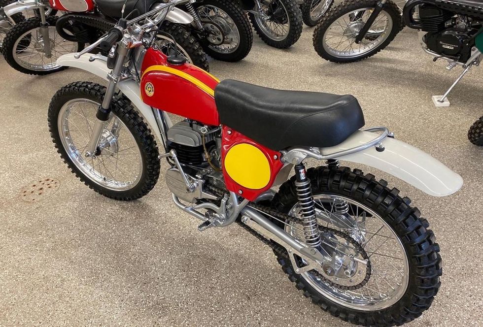 1974 Bultaco Pursang 360 Mk7 rear