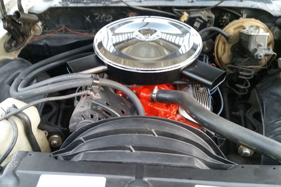 1974 Chevrolet Camaro Z28 engine bay