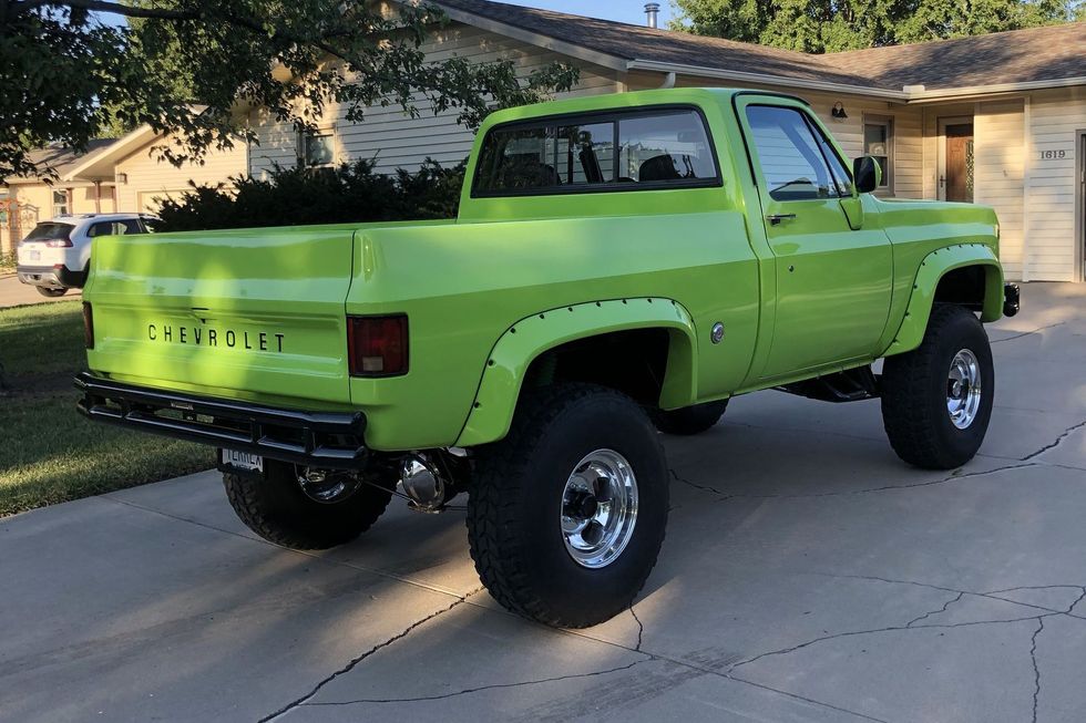 1977 Chevrolet K10 Scottsdale rear quarter