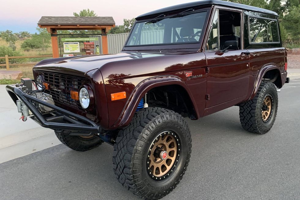 1977 Ford Bronco Custom front quarter