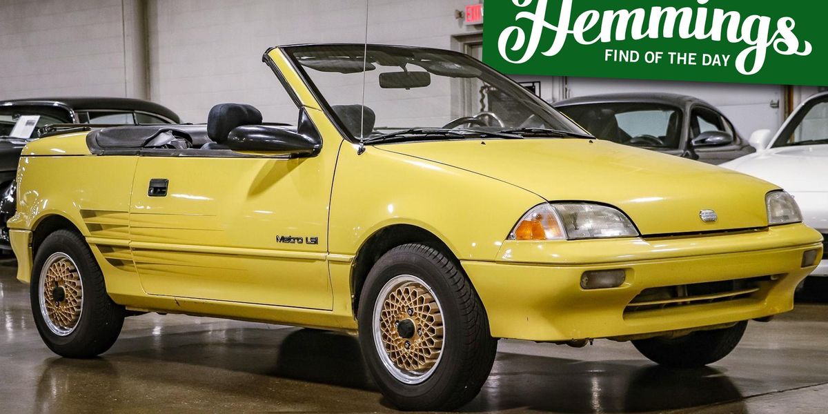 MPG + SPF: 1991 Geo Metro LSi convertible offers thrifty, topless fun ...