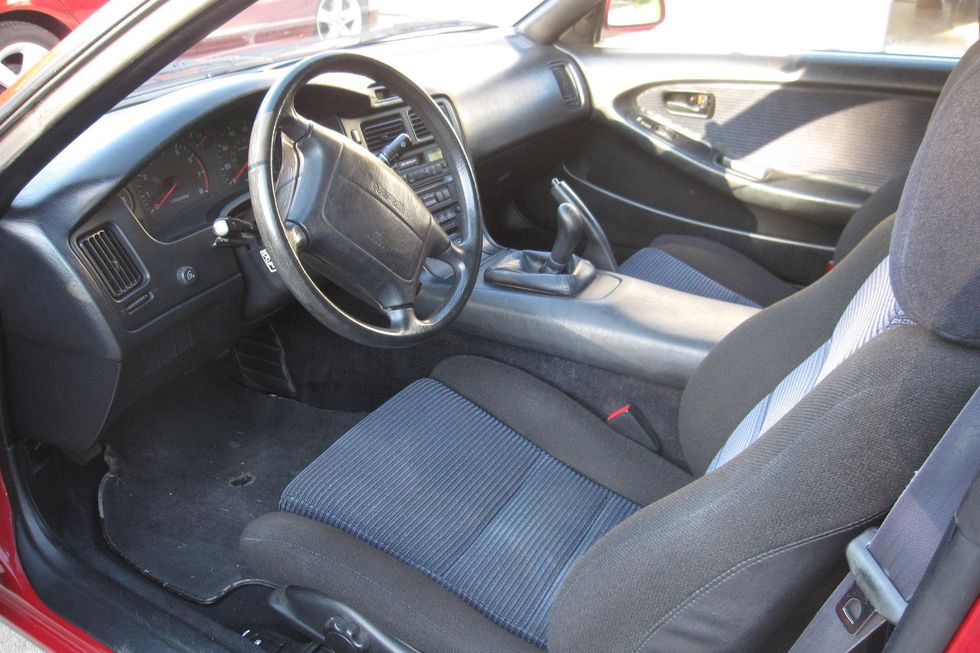 1991 Toyota MR2 interior