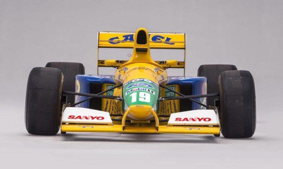 The car that Michael Schumacher drove to his first F1 podium sells for ...