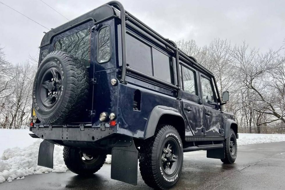 1996 Land Rover Defender 110, rear quarter