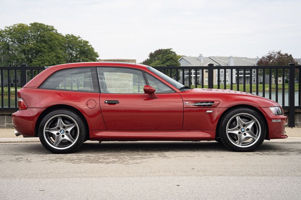 2001 BMW M Coupe Imola Red side