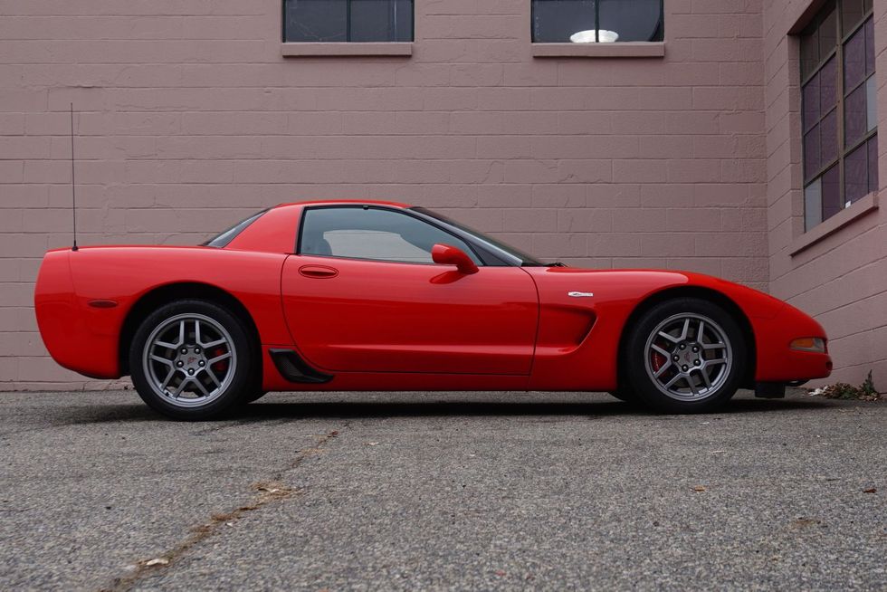 2003 Chevrolet Corvette Z06 Hardtop Coupe, side view