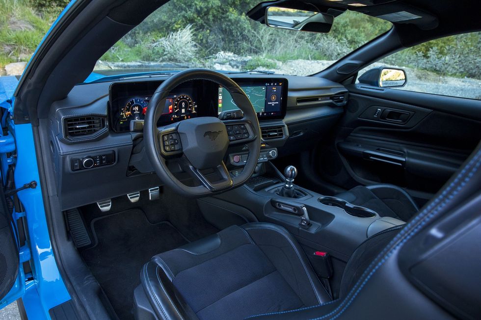 2024 Ford Mustang Dark Horse - Interior from driver's door