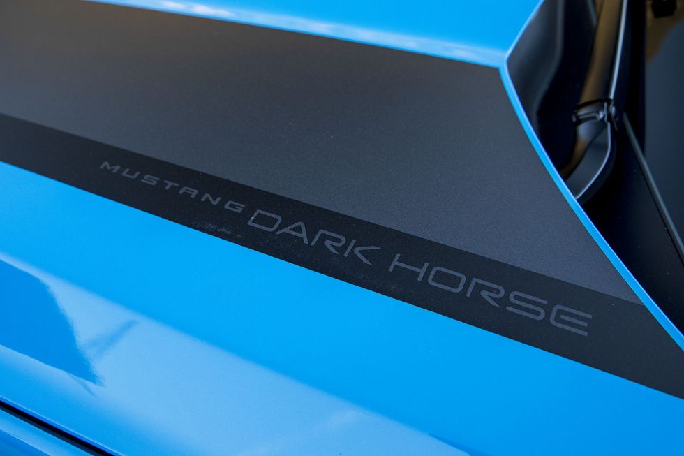 2024 Ford Mustang Dark Horse - "Mustang Dark Horse" hood callout