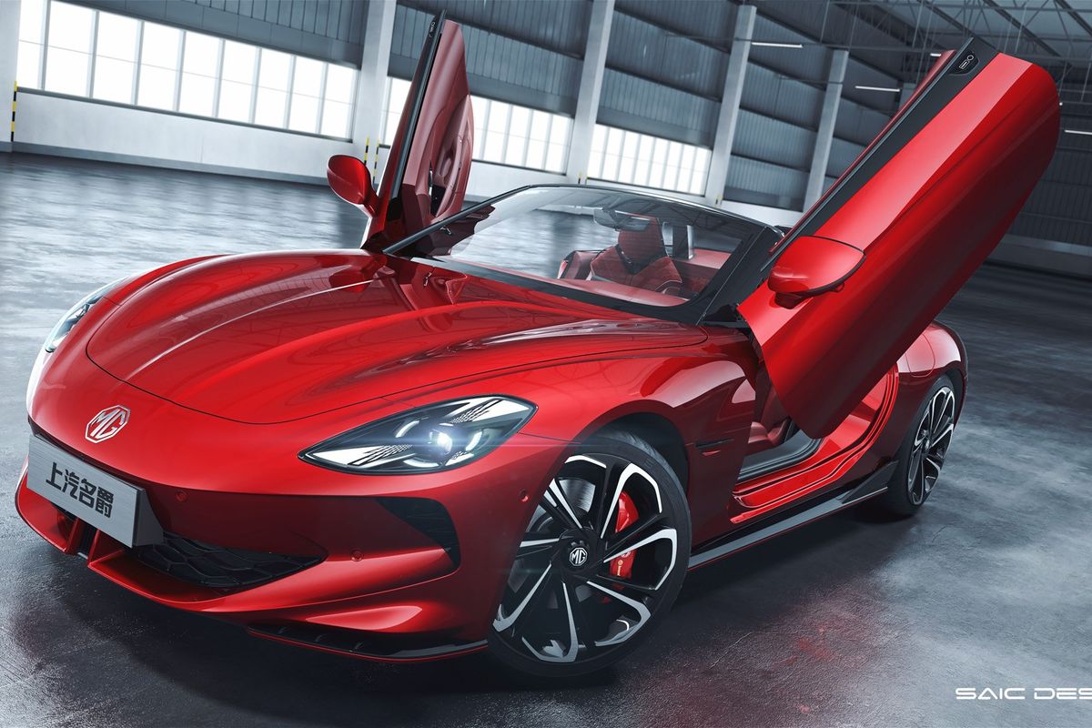 The MG Sports Car Makes a Comeback with the Electric Cyberster Roadster