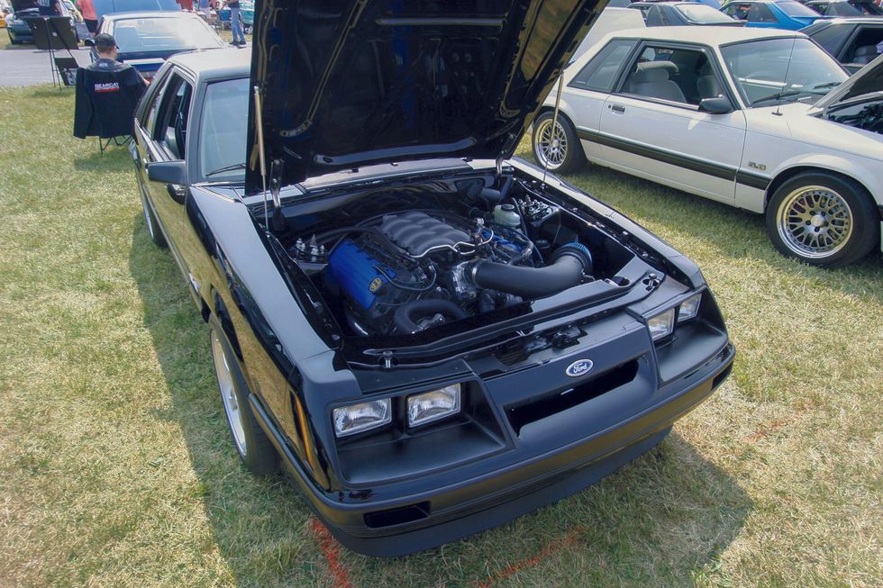 25th Annv. Ford Homecoming - Four-Eye Fox Mustang with Coyote Swap