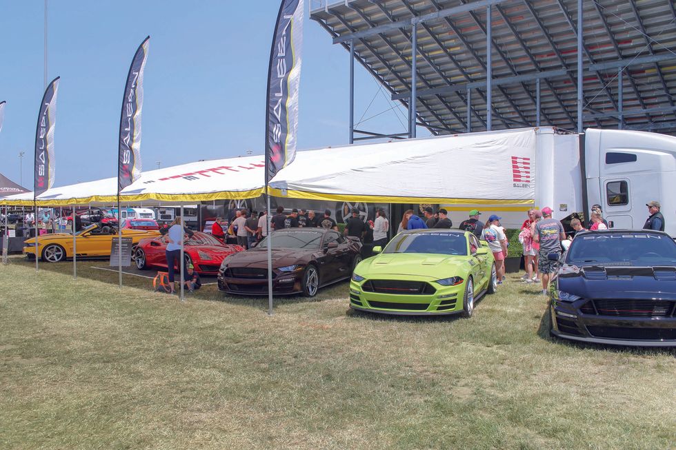 25th Annv. Ford Homecoming - Saleen 40th Anniversary Display