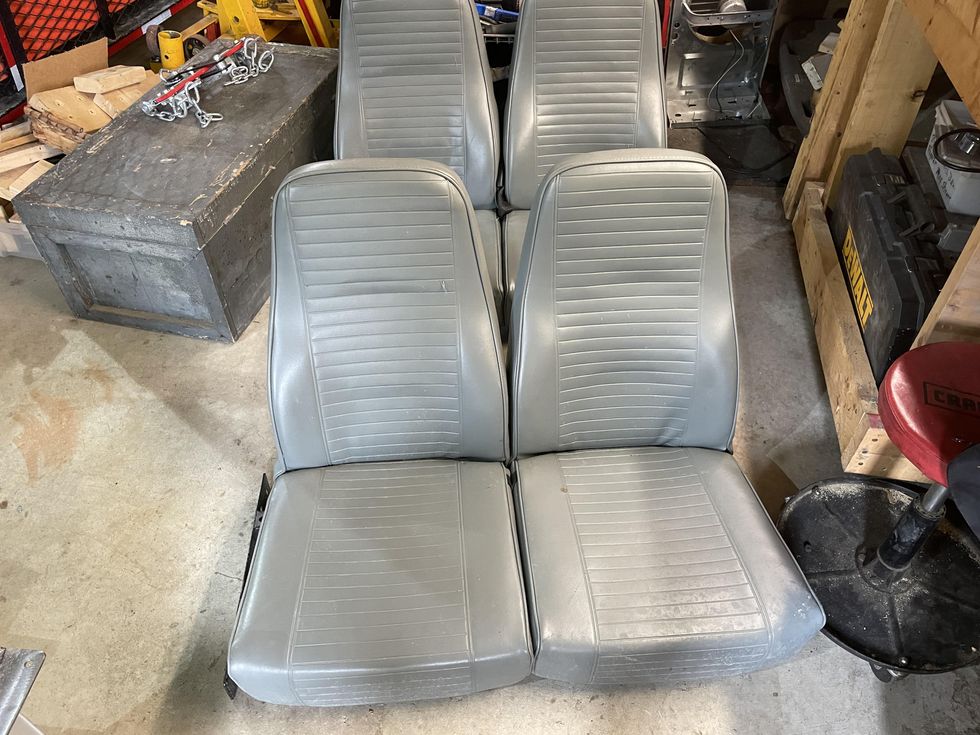 airport bus seats for the Chenowth EV project
