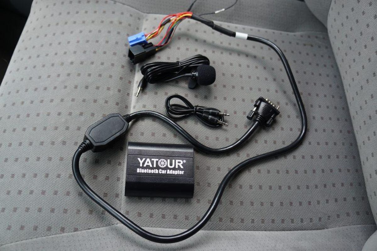 To add Bluetooth to your old car's factory radio the easy way, go through  the CD changer input
