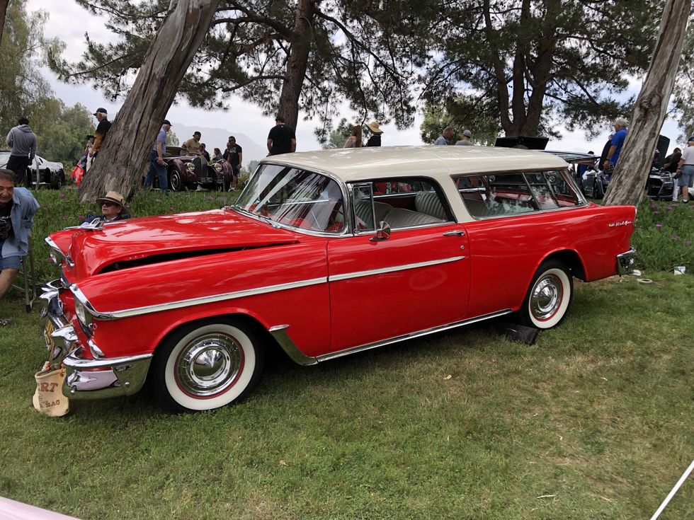 Benedict Castle Concours 2023 - 1955 Chevrolet Bel Air station wagon