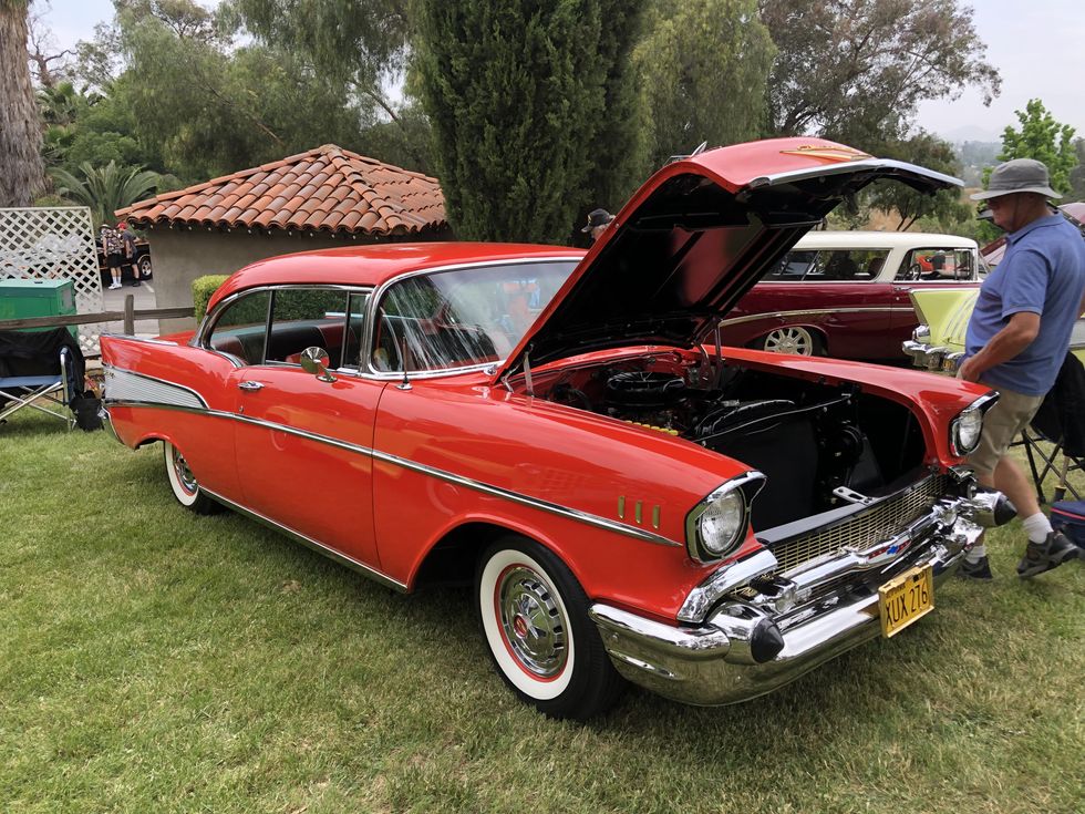 Benedict Castle Concours 2023 - 1957 Chevrolet Bel Air hardtop