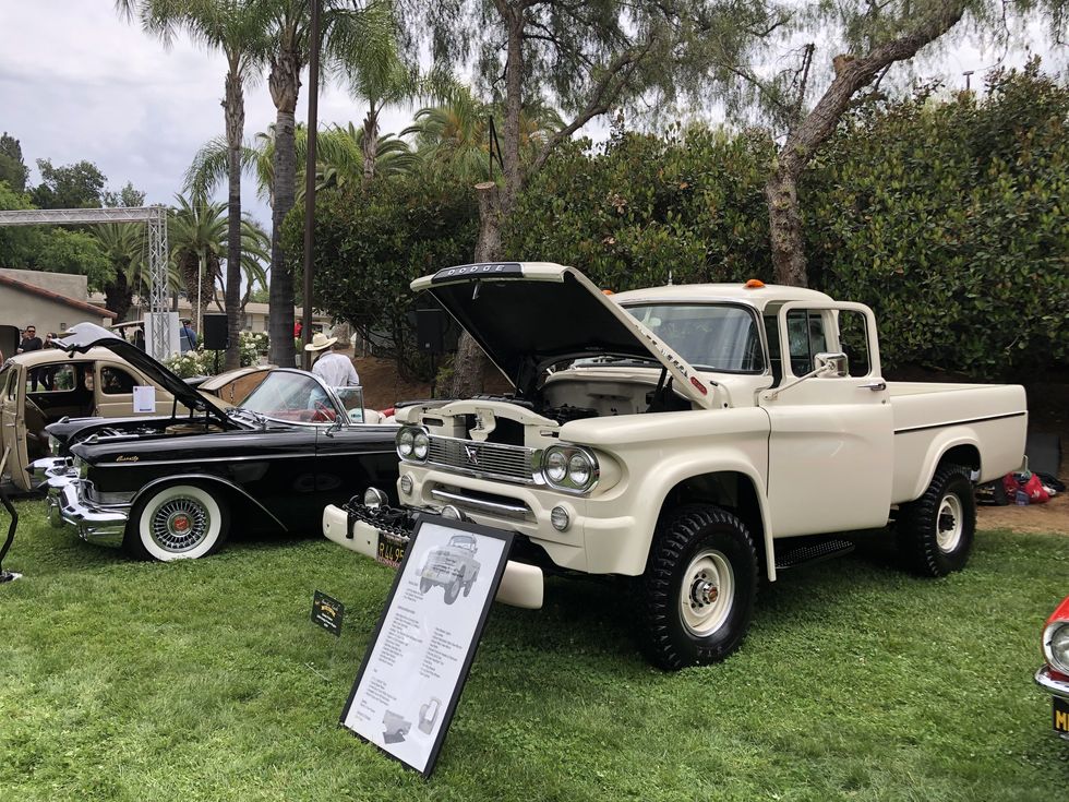 Benedict Castle Concours 2023 - Dodge Power Wagon and Cadillac Eldorado Biarritz