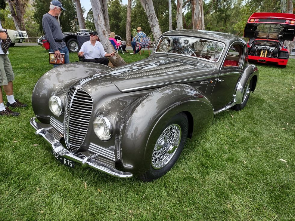 Benedict Castle Concours 2023 - Henri Chapron-bodied Delahaye