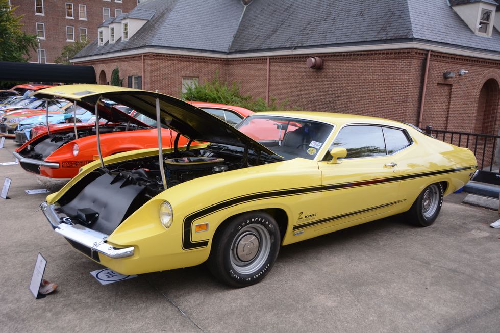 Chattanooga Motorcar Festival 2023 - 1970 Ford Torino King Cobra and 1970 Mercury Cyclone Spoiler II