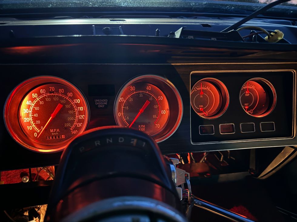 Classic Instruments 1976 Dodge Charger Gauges - Orange