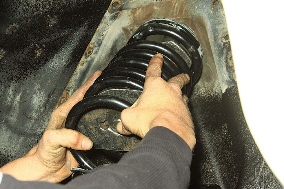 Rebuilding the front suspension of a vintage Mustang Hemmings