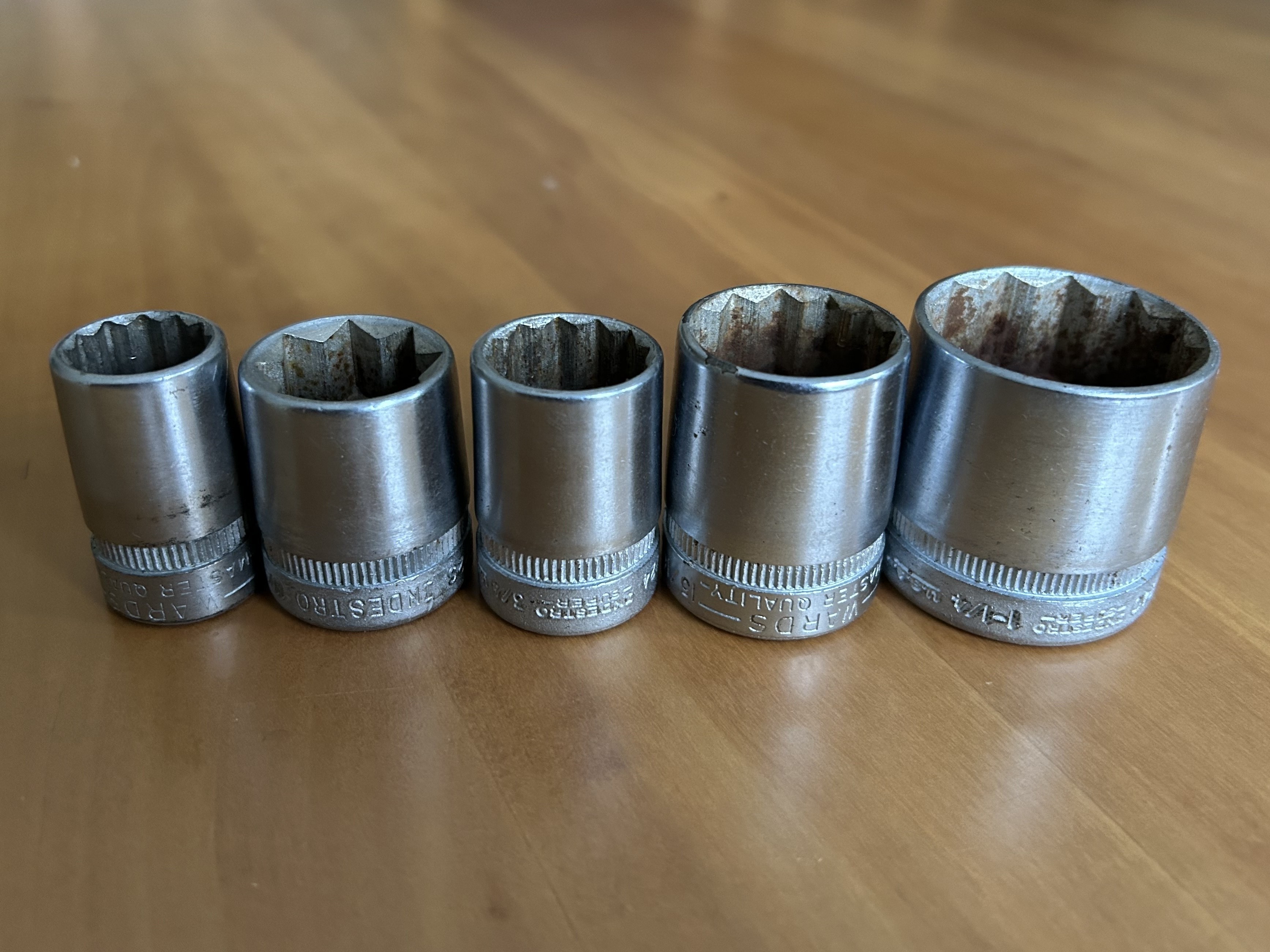 Collection of Indestro Super and Wards sockets
