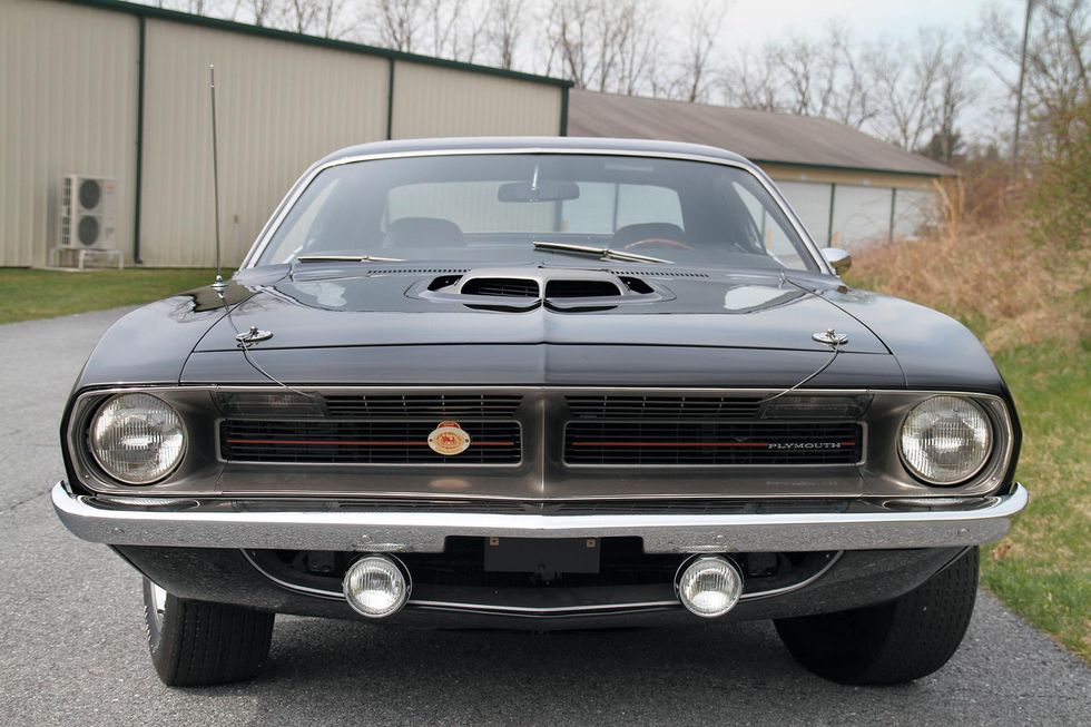 'Cuda restoration puts a Hemi back under its Shaker hood - Hemmings