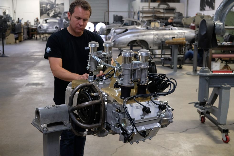 Emory Motorsports - Engine On Stand