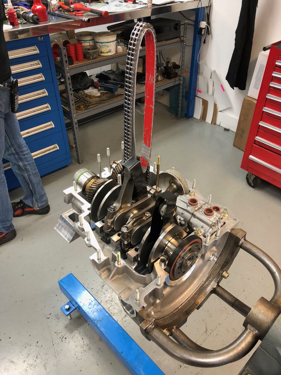 Emory-Rothsport Outlaw-4 Big-Bore "Super" 260hp Engine on Stand