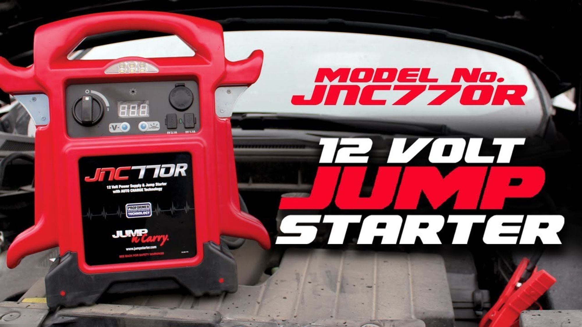 Model No. JNC770R 1700 Peak Amps / 425 Cranking Amps 12 Volt Jump