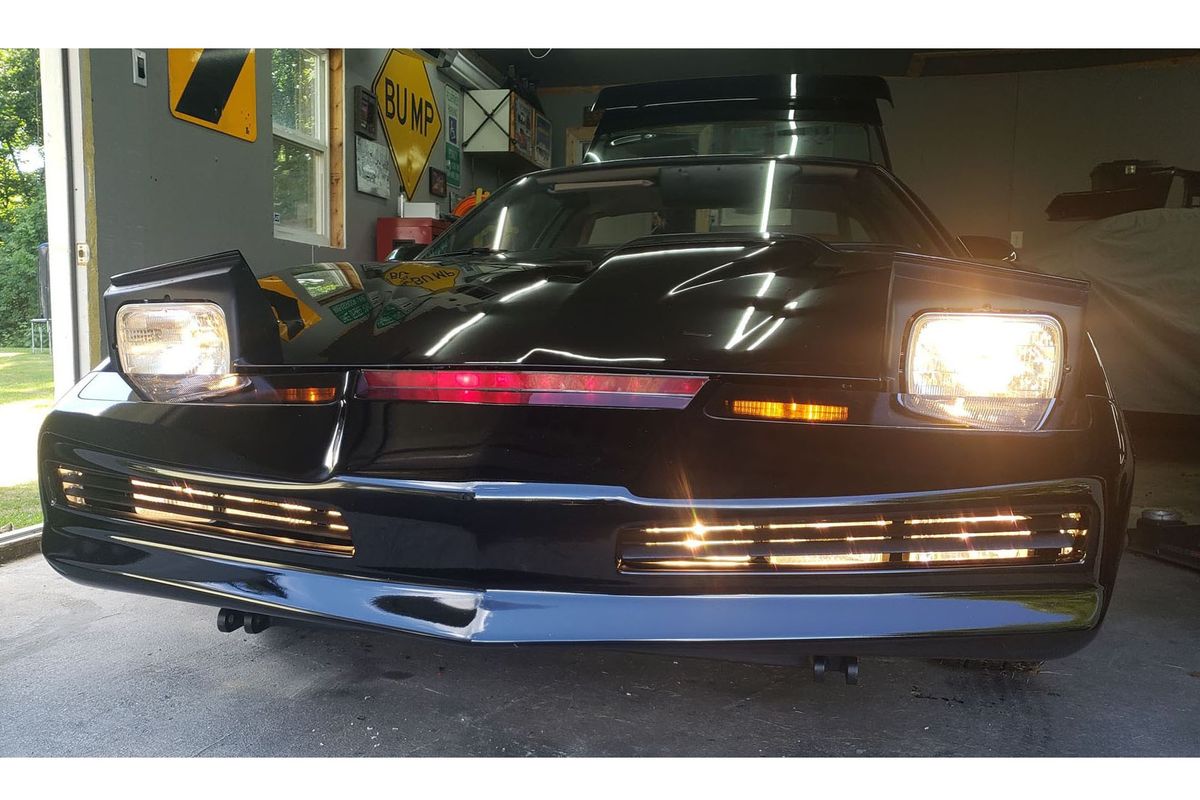 This is the original Knight Rider KITT car used in the series [video