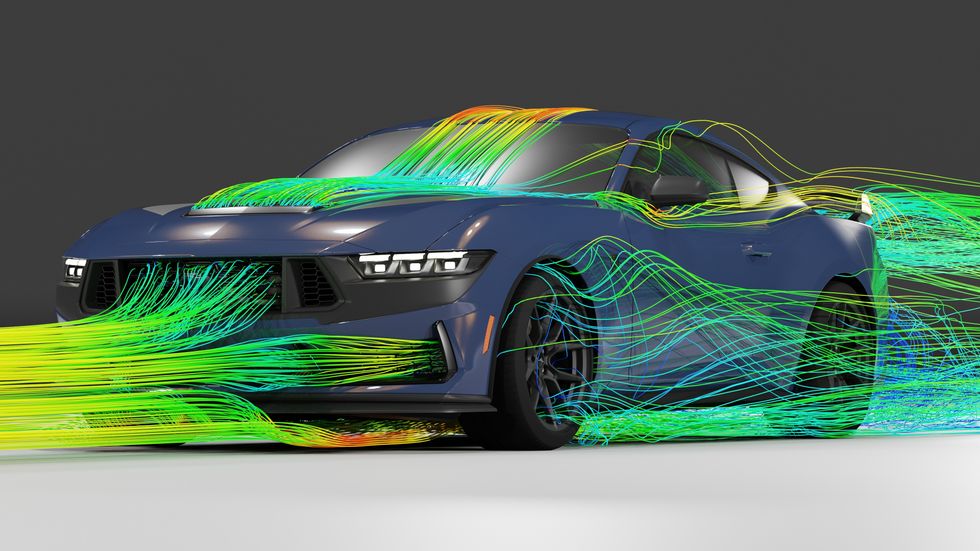 Ford’s 200 MPH Wind Tunnel Gives the Mustang Dark Horse and GT3 an Edge Hemmings