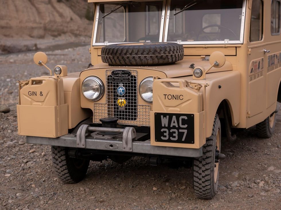 Restored round-the-world Land Rover at auction in Monterey - Hemmings