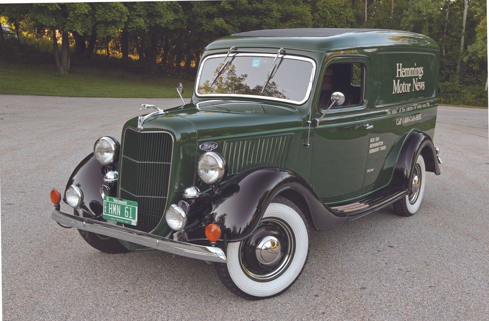Hemmings' 1936 Ford V-8 Panel Delivery Is A Cannonball Run Veteran