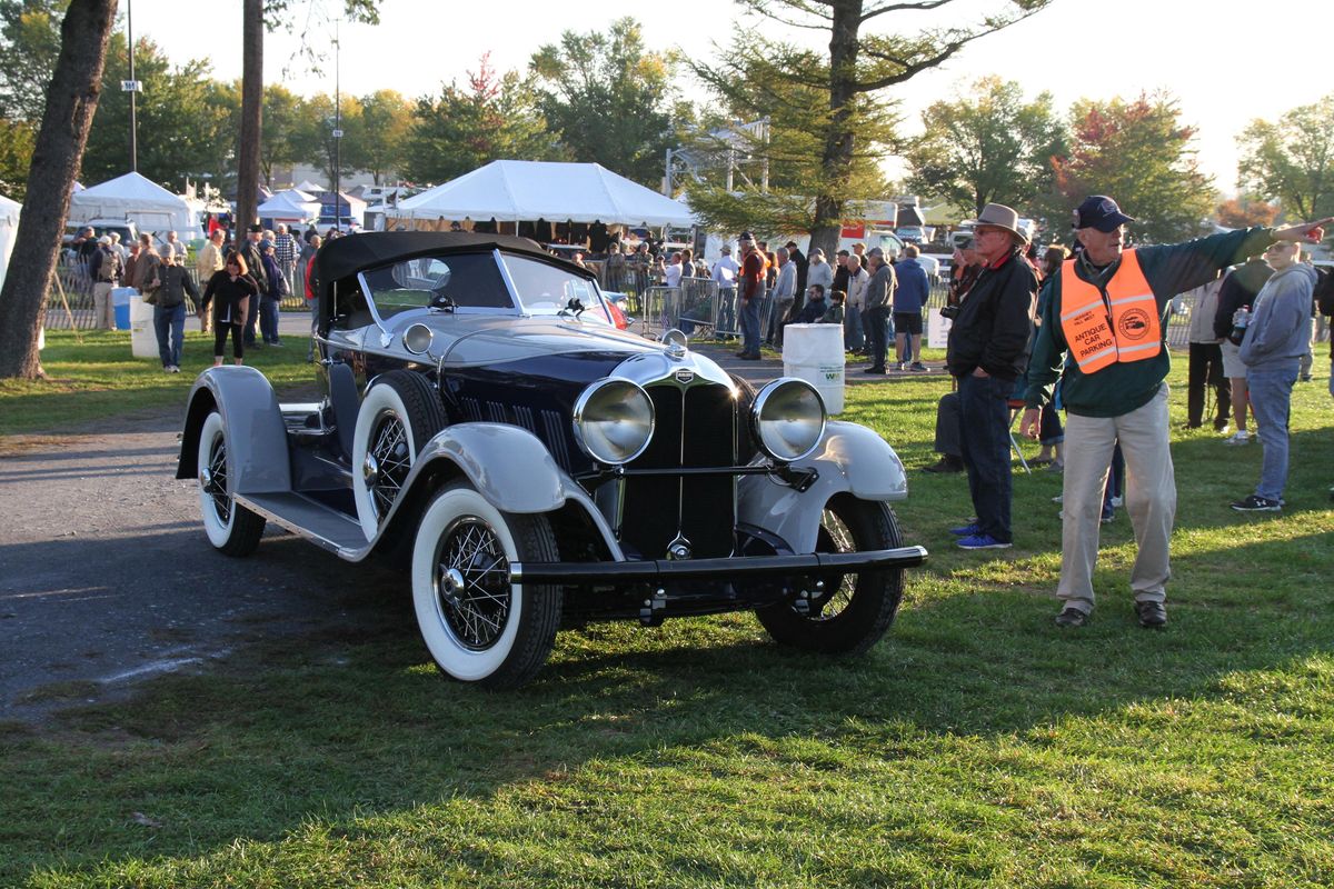 Concourslike crowds and cars come in droves for rescheduled AACA