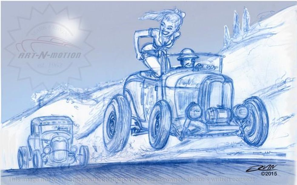 Toon Up! The automotive art of Mark Ervin | Hemmings