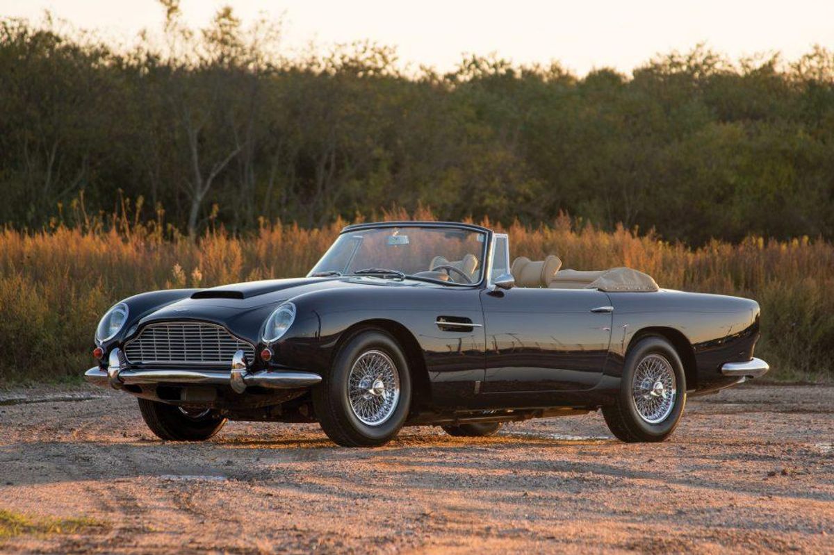 1965 Aston Martin DB5 convertible sets auction record at Icons sale in New  York City