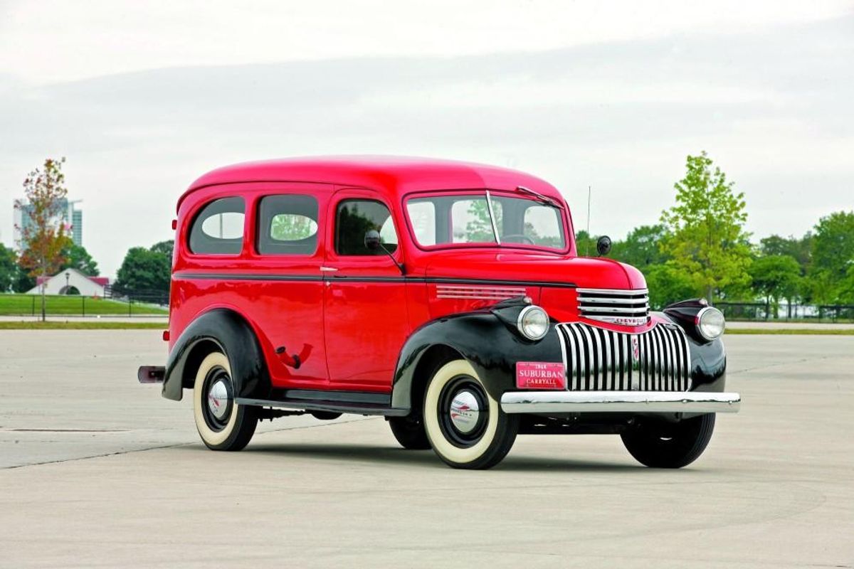 LS1-Powered 1948 Chevy Suburban Carryall: Former Racer Now Relaxed