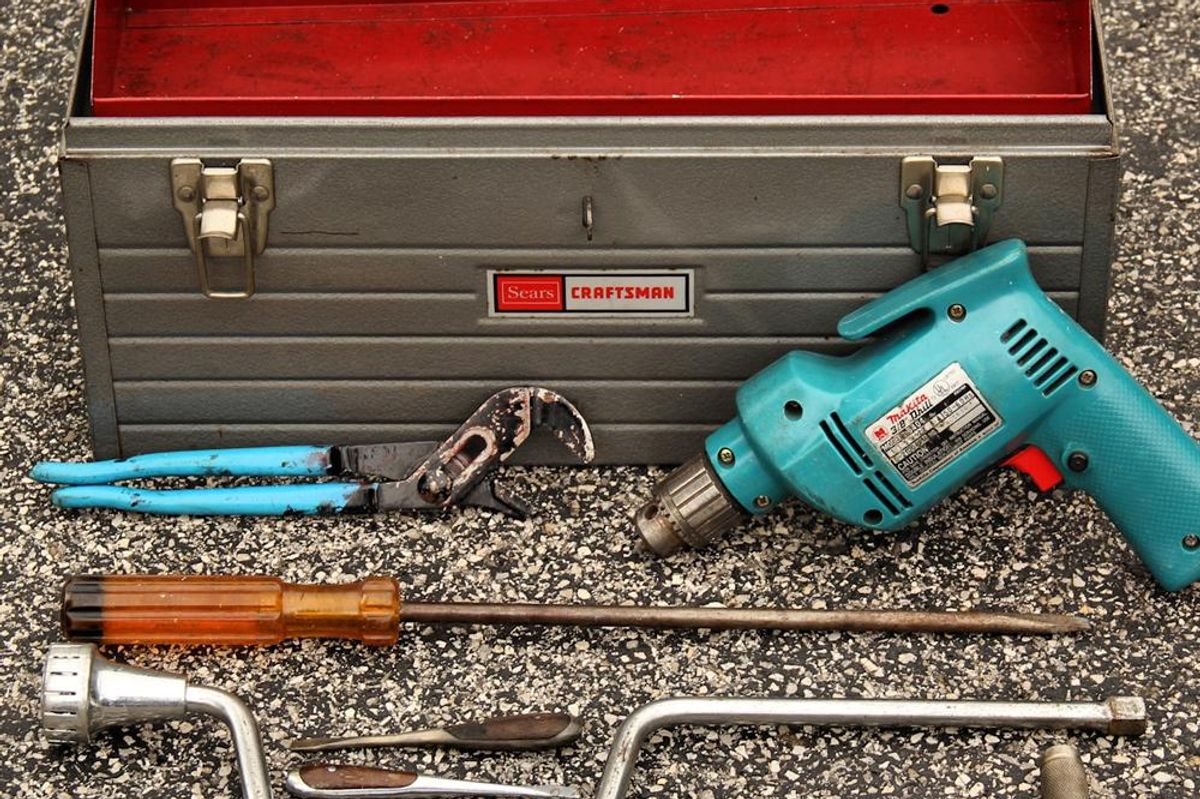 Vintage Tools Electric Power Drill