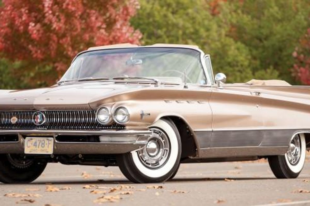 1960 Buick Electra 225 convertible, with ties to Hemmings, heads to auction