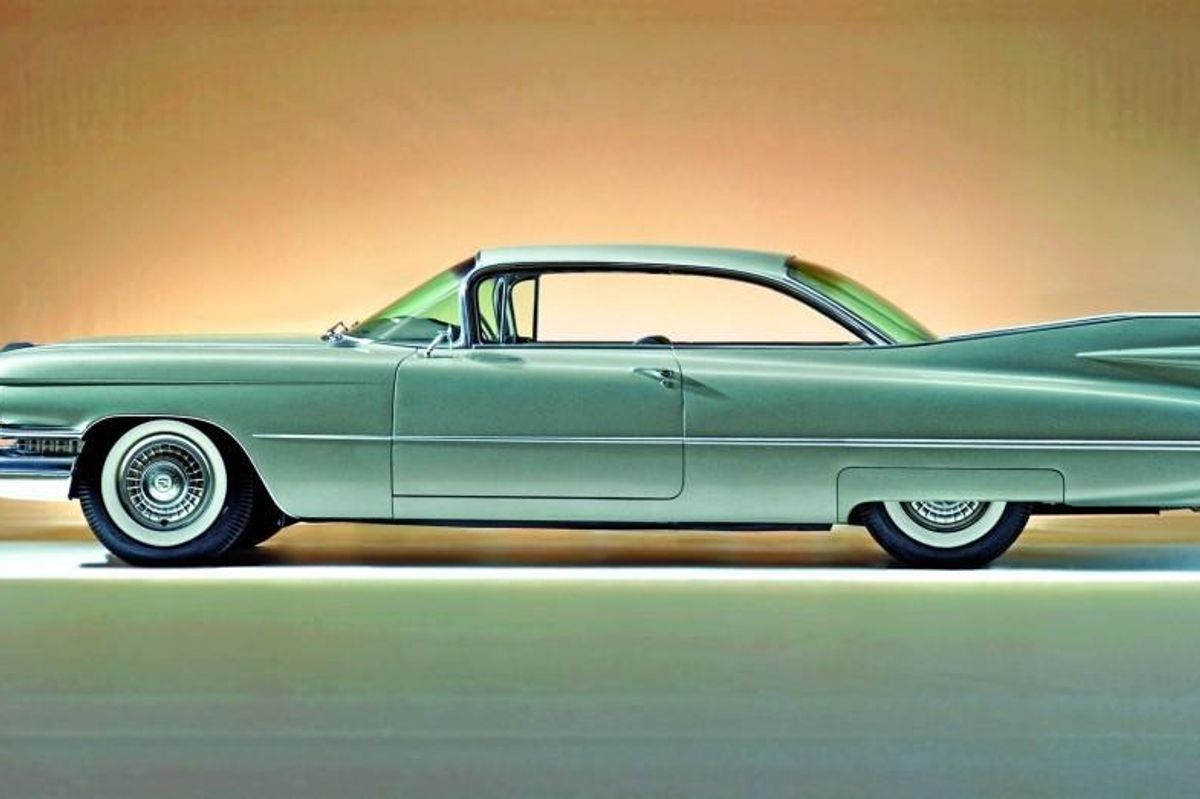 Emblem, Tail Fin Script, 1958 Cadillac Sixty Special, Pair @