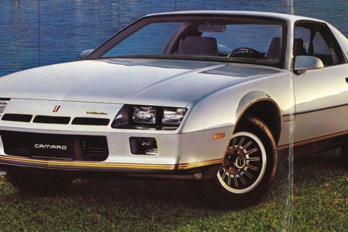 "A whole new car - a lot of new technology:" 1982 Chevrolet Camaro brochure
