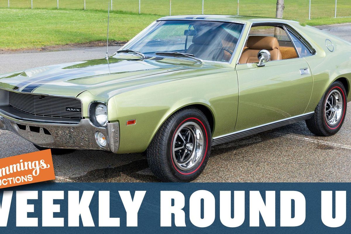 A one-family AMC AMX, Jeep CJ-7, and Packard Convertible Coupe: Hemmings Auction Weekly Round Up for August 1-7