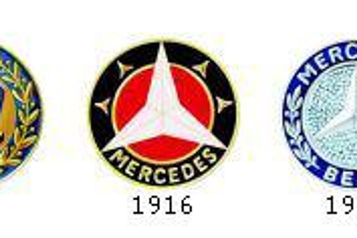 Mercedes-Benz celebrates 100 years of its three-pointed star logo
