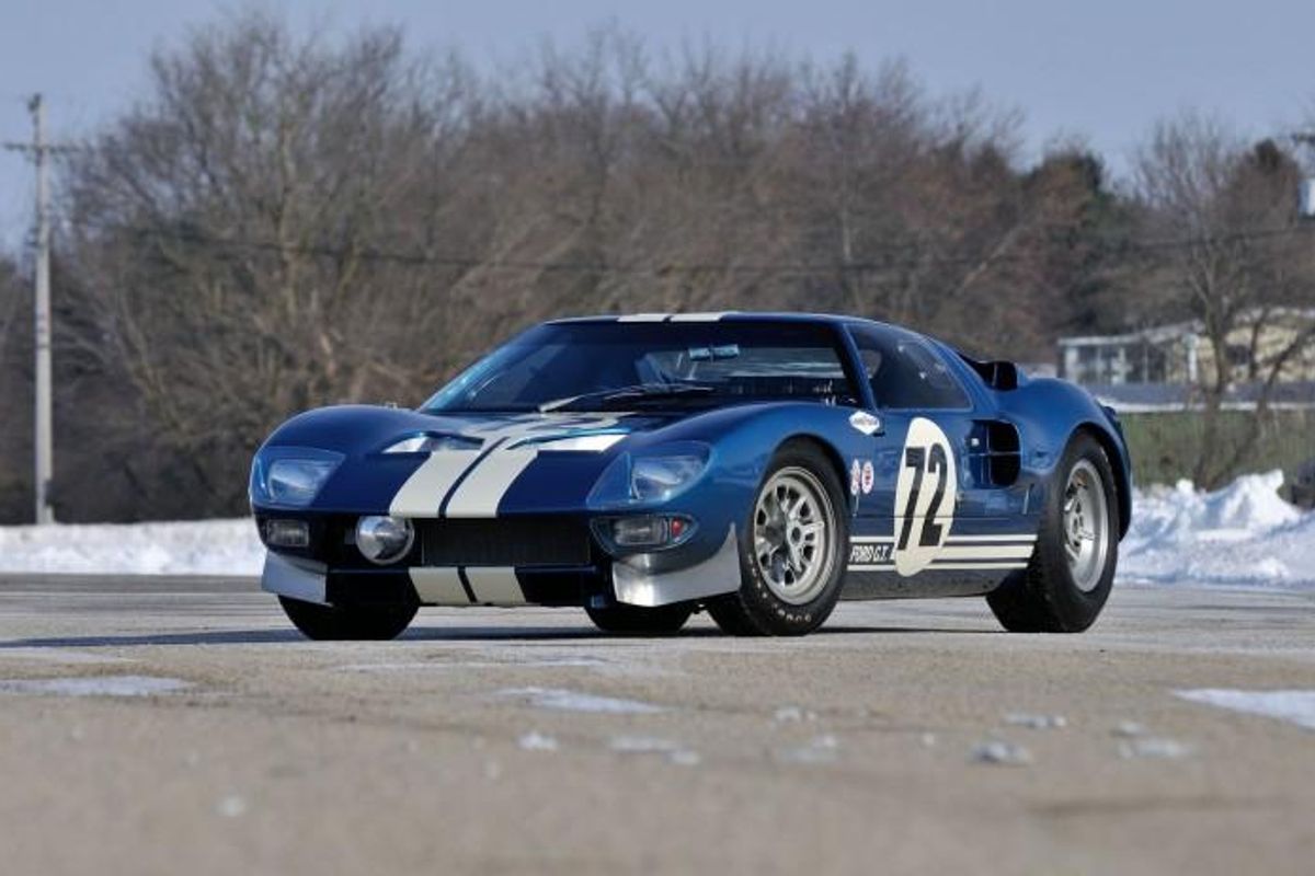 First Ford GT40 delivered to Shelby American to cross the block in