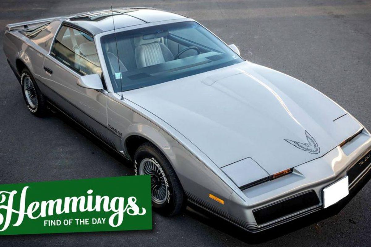 Find of the Day: Subdued colors on this 1984 Pontiac Firebird Trans Am belie a well-preserved example of the Eighties pony car