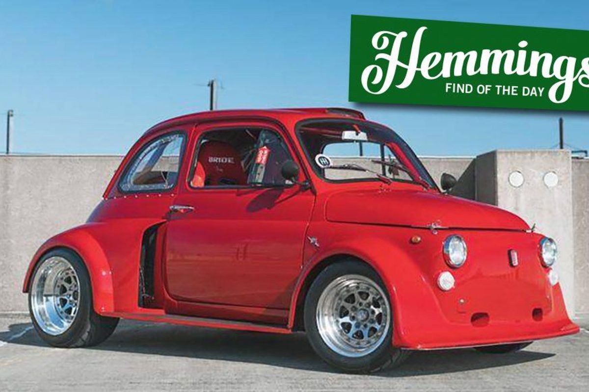 pk Uitgang spoor The good kind of crazy is where this widebody B16B-swapped 1971 Fiat 500  comes from | Hemmings
