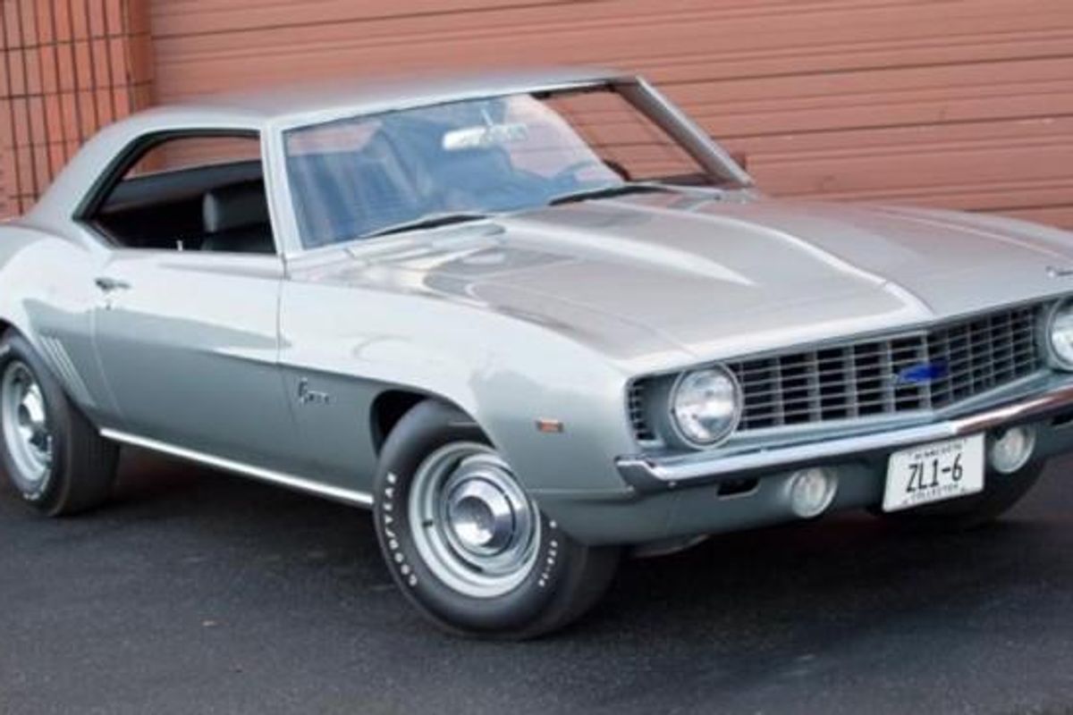 One of 50 cars ordered by Fred Gibb, numbers-matching 1969 Camaro ZL1 to  cross the block | Hemmings