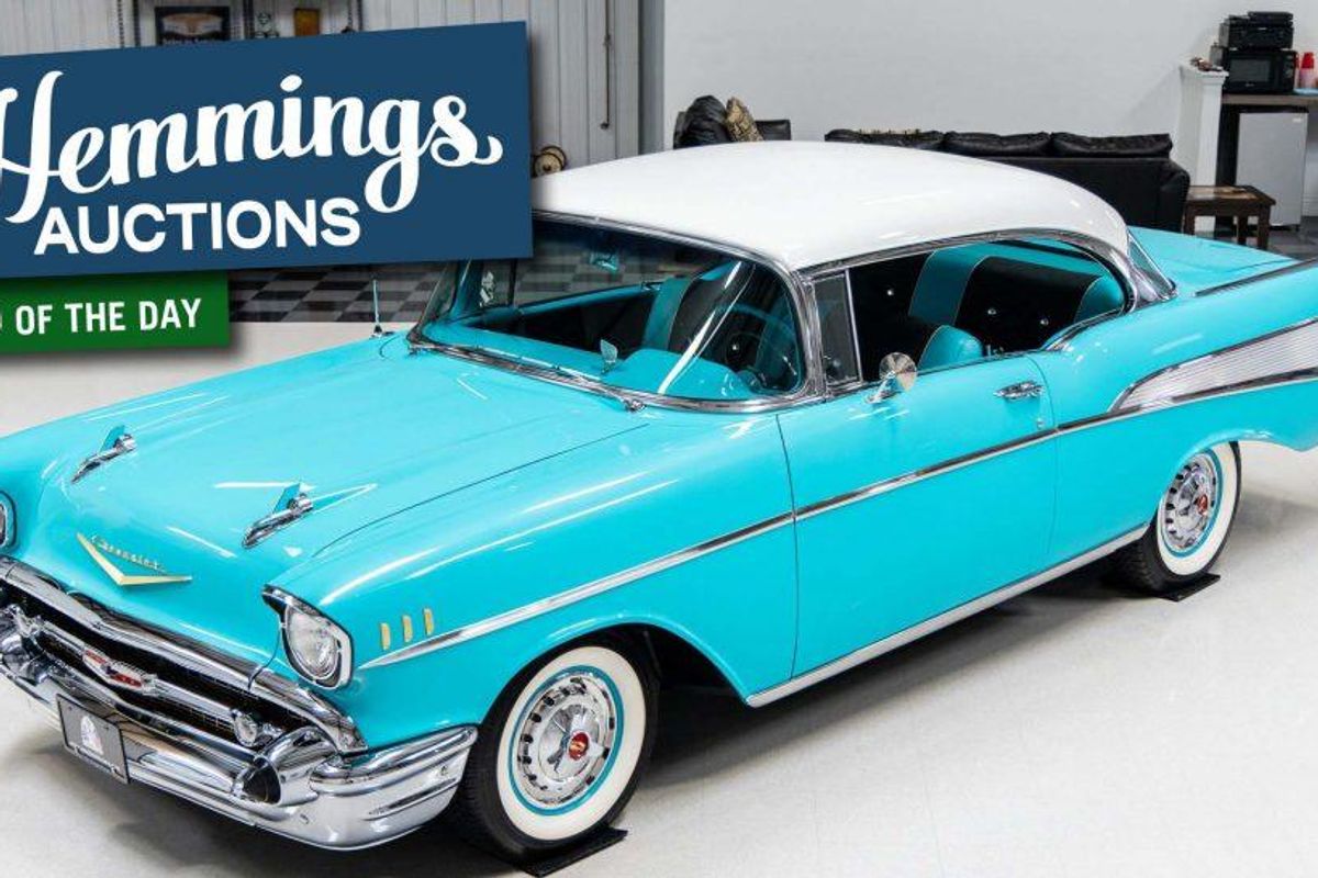 Largely Stock, This Restored 1957 Chevy Bel Air Is Total Eye Candy