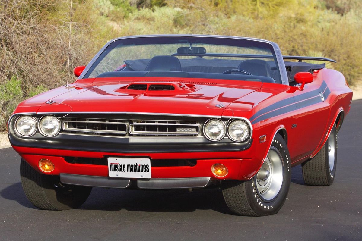 You can buy a Dodge Challenger convertible as the model ends its run